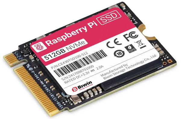 The Raspberry Pi branded SSD